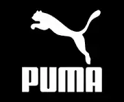 White puma silhouette leaps above bold PUMA text, ideal for NY Epoxy Flooring Contractor branding.